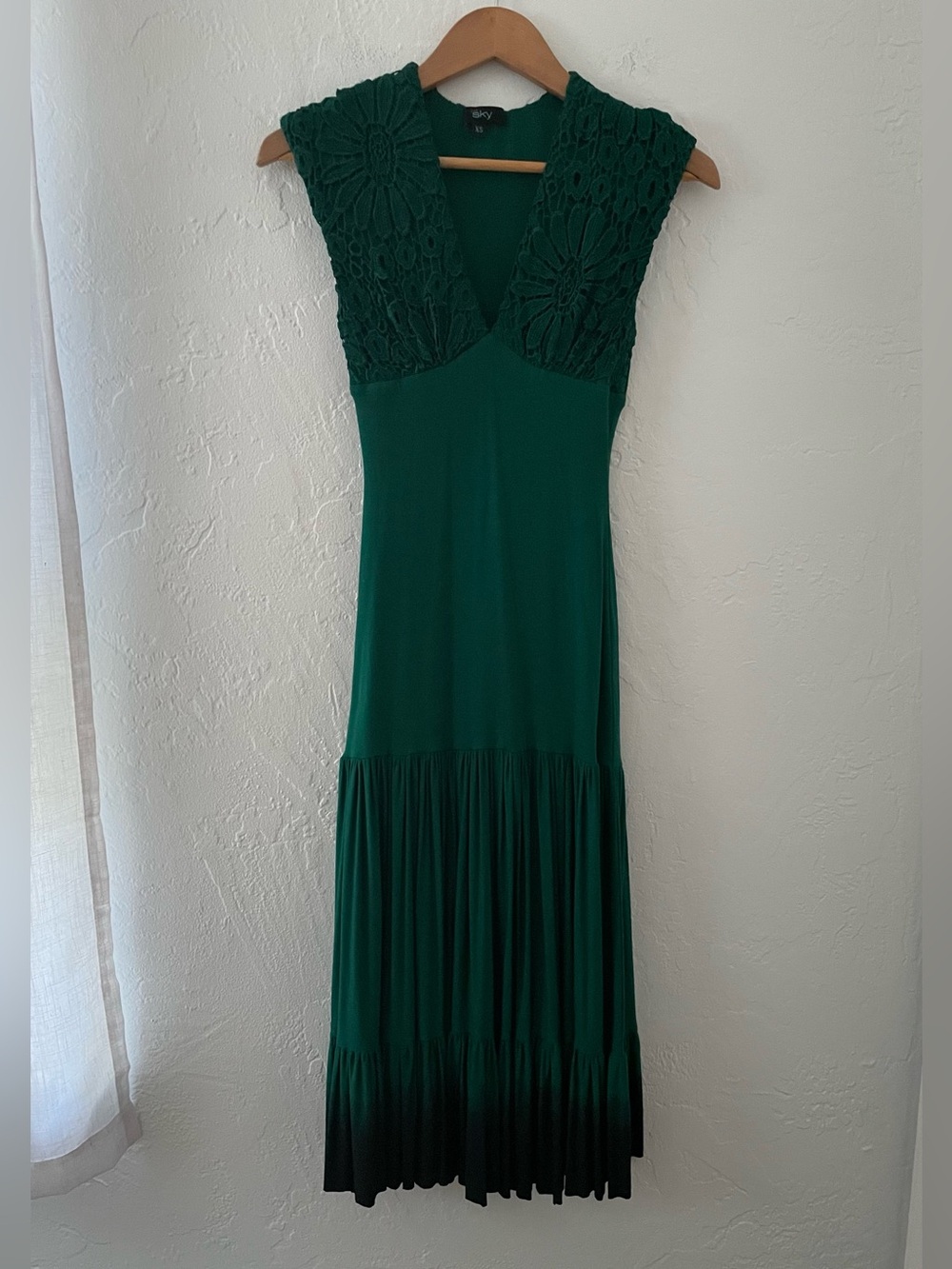 Sky Crochet Ombré Dress
